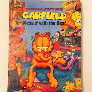 Vintage Garfield Coloring & Activity  Book 1996 Unused Messin' With The Best